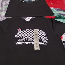I Have T Shirts Vans New With Tags Medium 10-12. N 14-16 For 15.00 Each