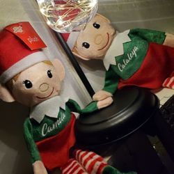 personalized plus Christmas elves  Always available