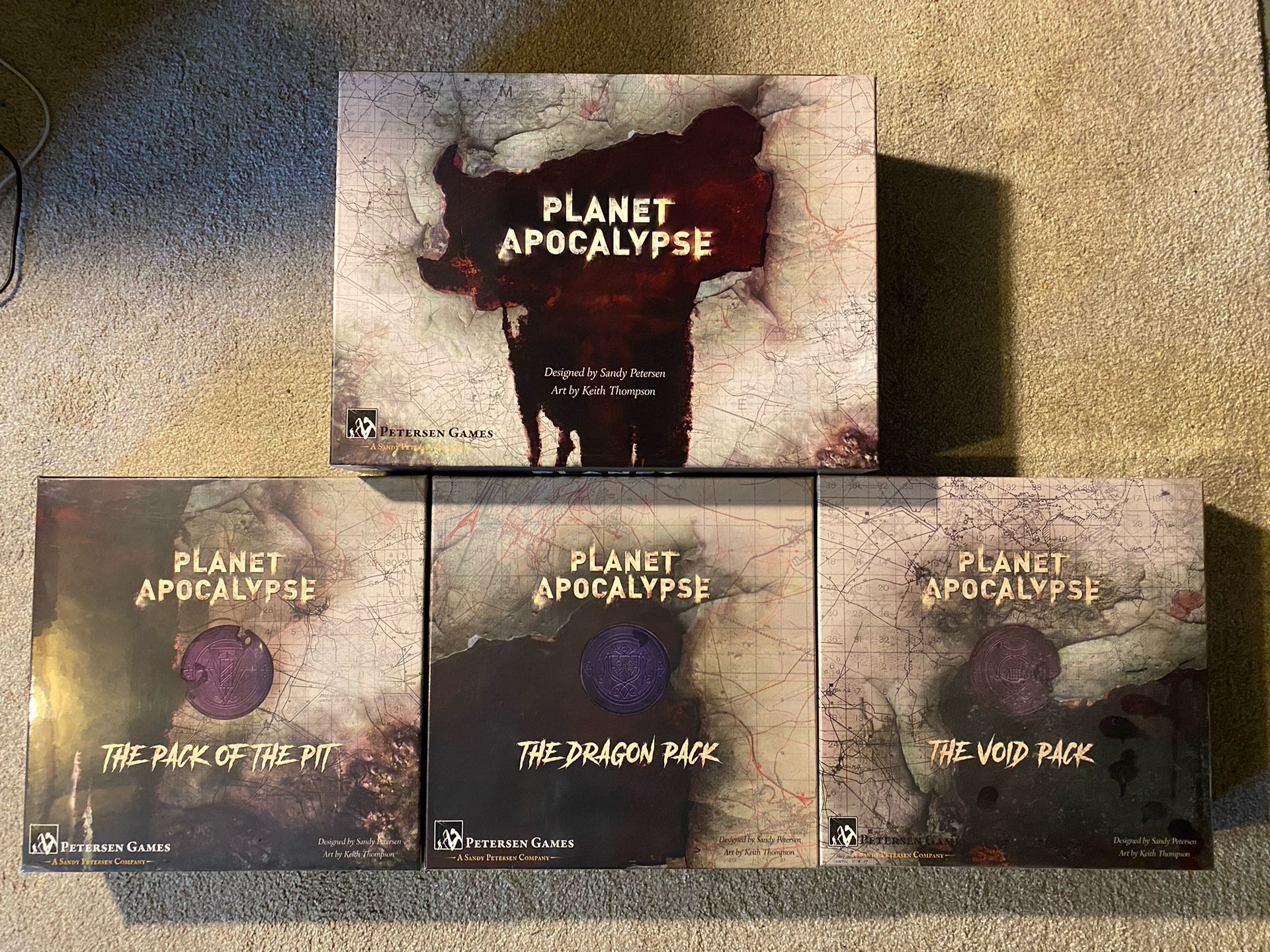 Planet Apocalypse Board Game + 3 Expansions!