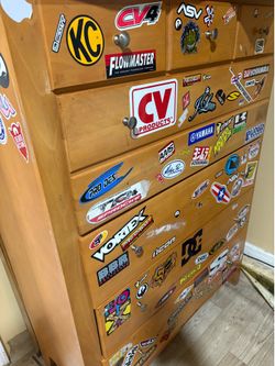 Queen mattress and dresser