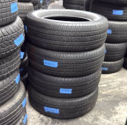 255 65 18 Bridgestone Alenza Set of 4 Used