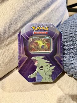 Pokemon Triple Whammy Tin Tyranitar New