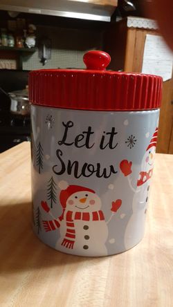 CHRISTMAS COOKIE JAR(GREAT GIFT)