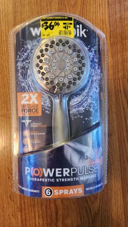 New Shower Head Waterpik Power Pulse