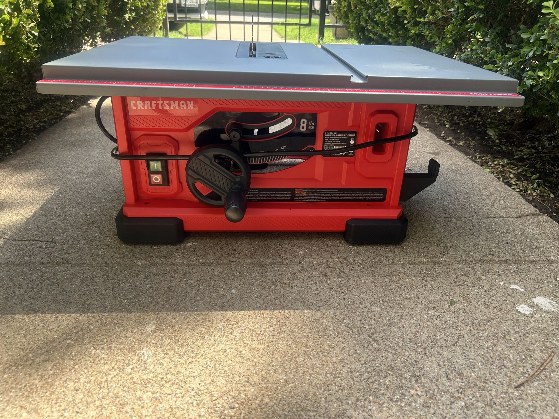 Craftsman  8 1/4 Table Saw