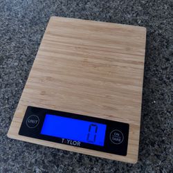 Taylor Bamboo Kitchen Scale 