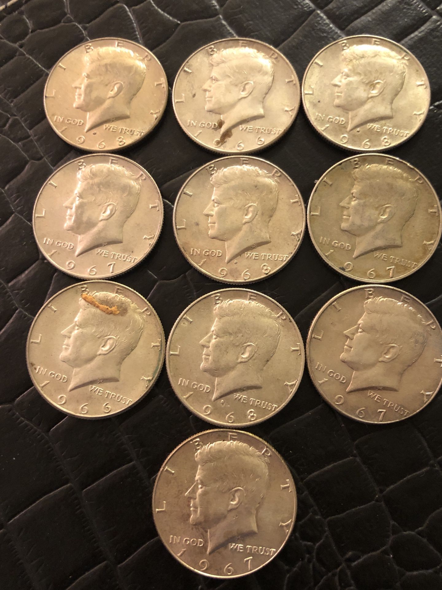 Reserved For Mr Edwin 10 Kennedy 50 Cents 40% Silver 1- 1997 Primer Proof Silver Set 1-free Kennedy