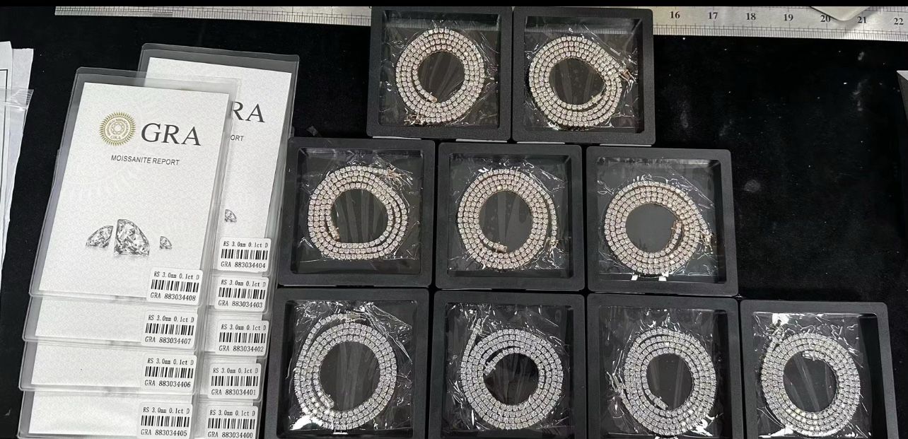 Moissanite Tennis Chains