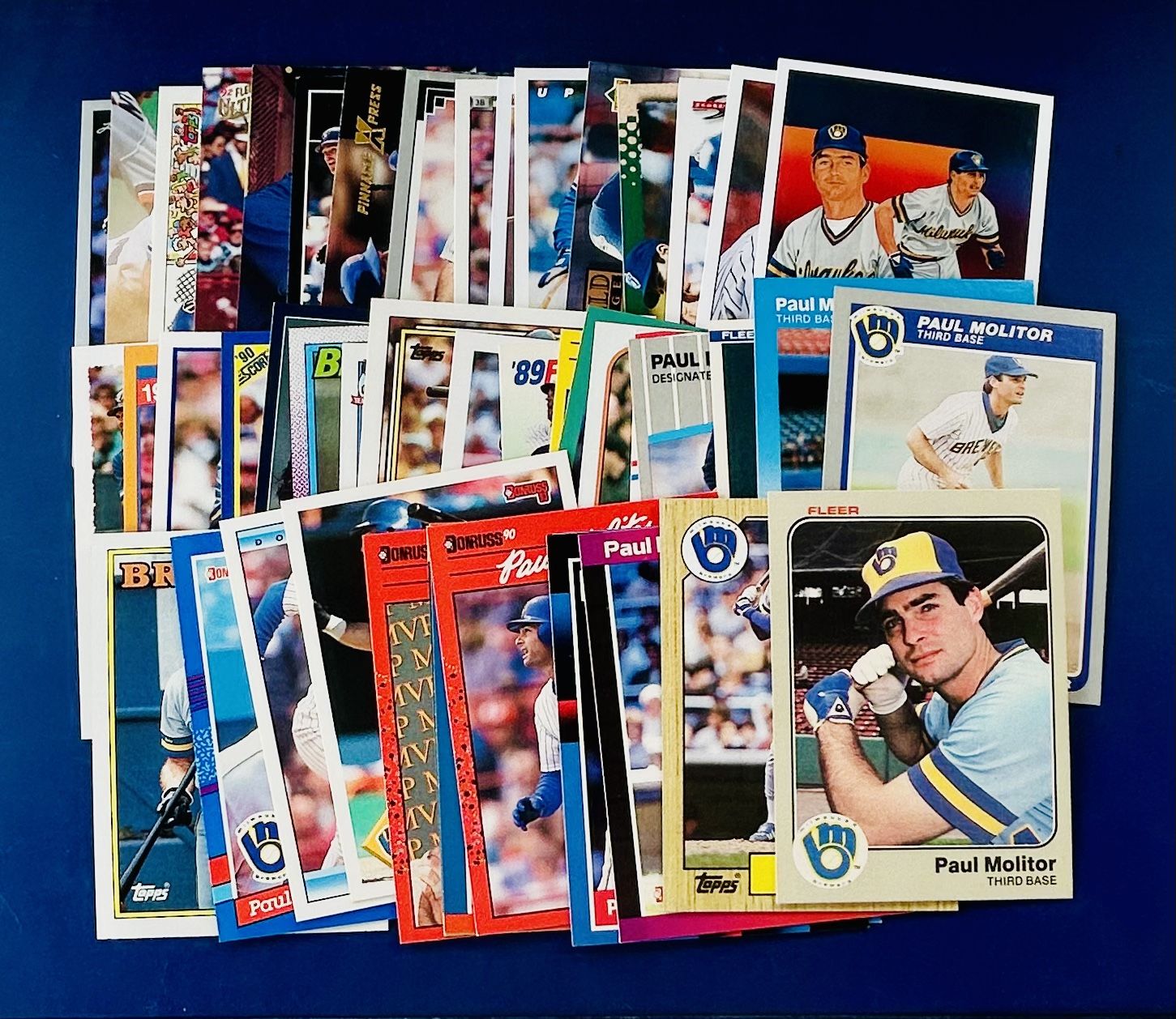 Paul Molitor Baseball Card Lot