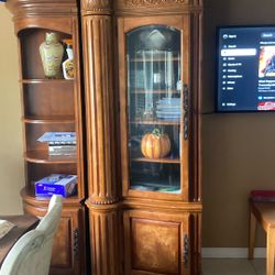 Wooden China And Table