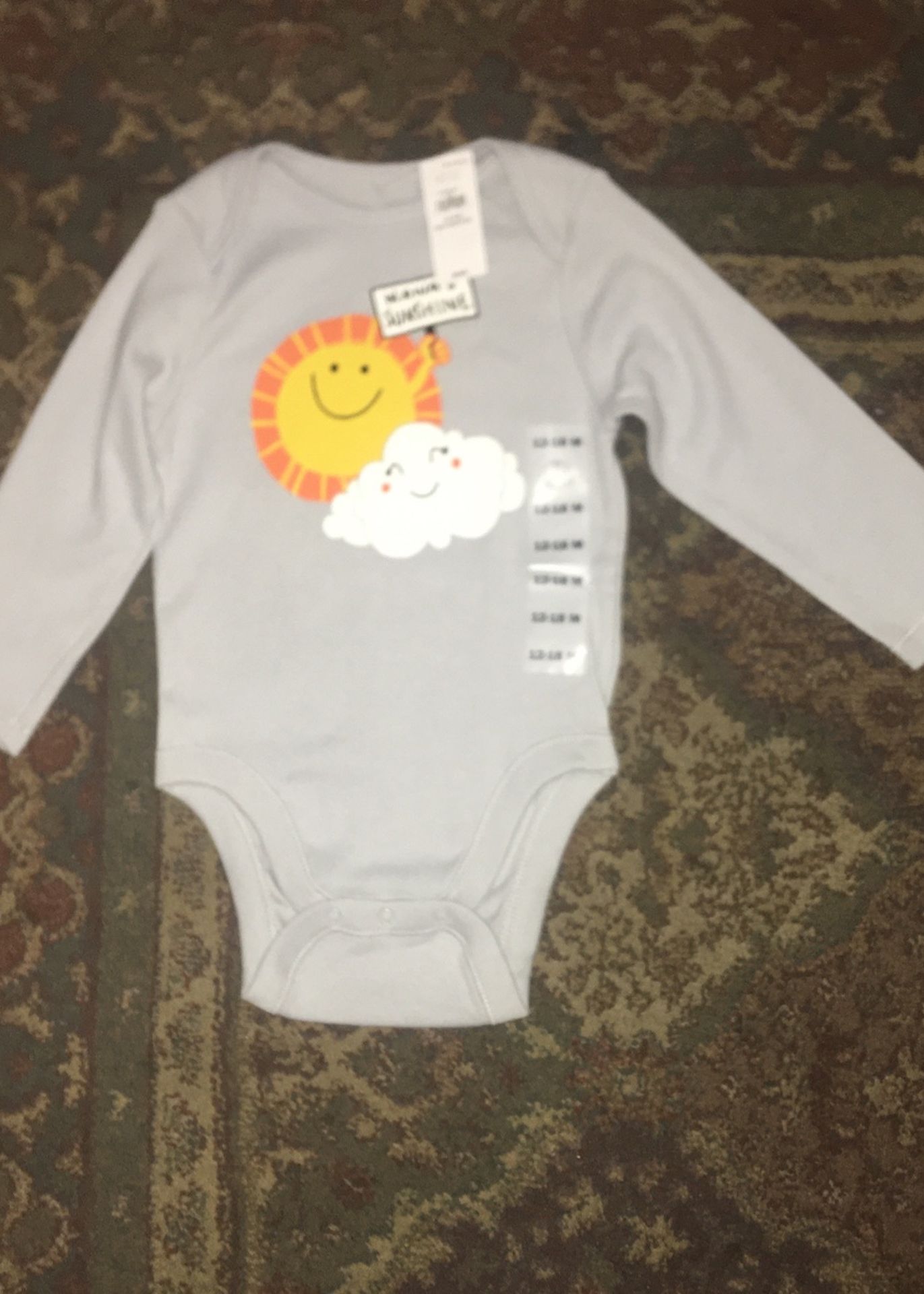 Old Navy Baby / Toddler Girl’s Long Sleeve Nana’s Suns Onesie, Size 3-6 Months