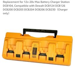 NEW 12V-20V MAX BATTERY CHARGER STATION