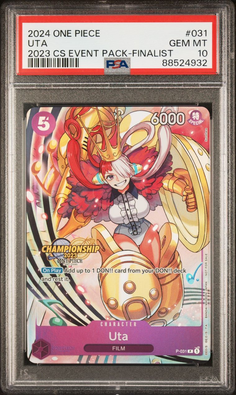 PSA 10 Uta - TEXTURED EVENT FINALIST - Only 52 Copies Were Made