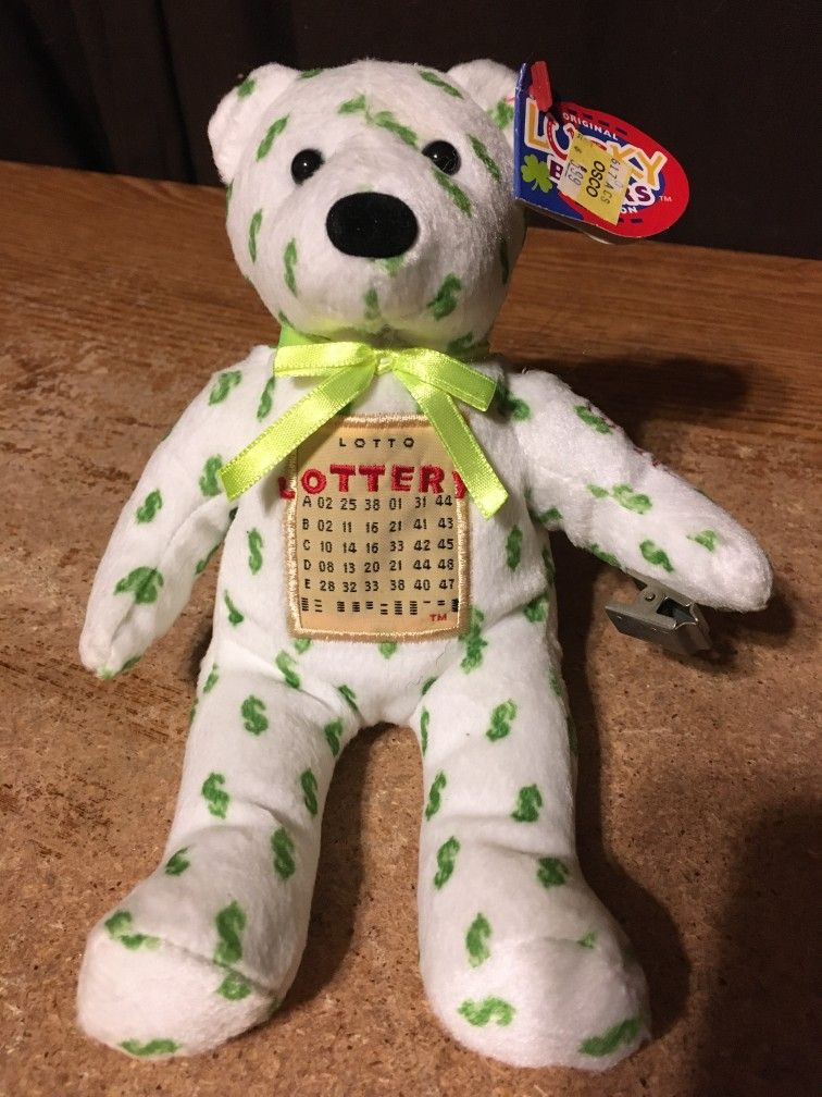 Image Masters Original Lucky Lottery Bear 1999 With Tags