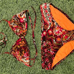 Vintage Mid Century Bikini Bathing Suit 