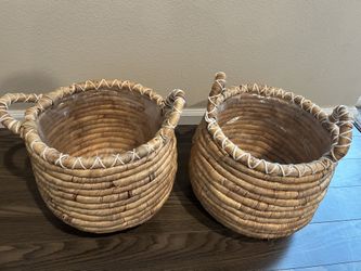 Wicker Indoor Planters
