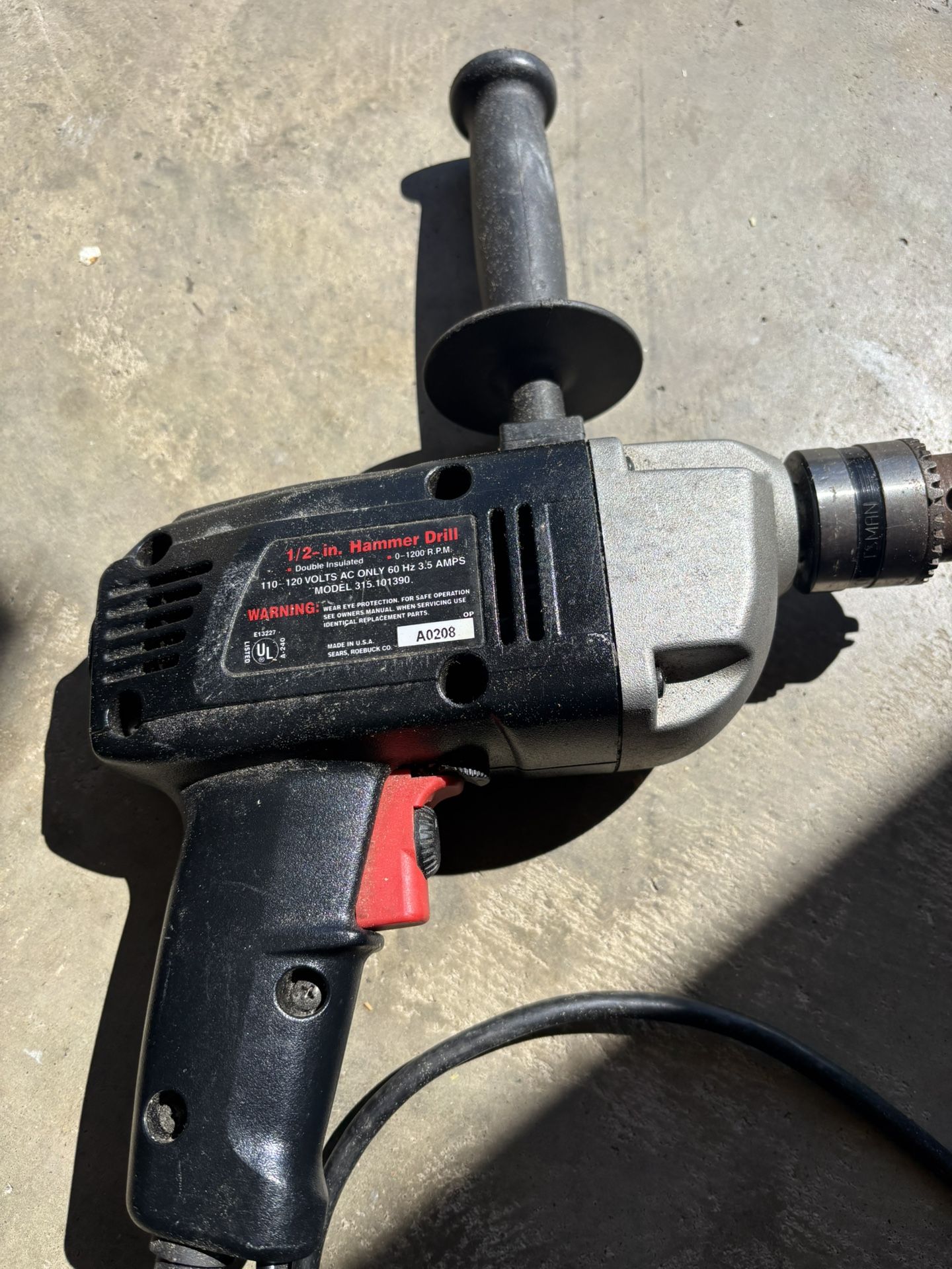 Craftsman 1/2 in Hammer Drill