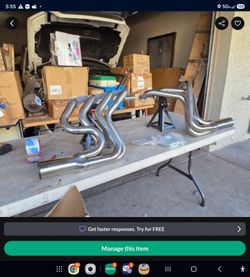Stainless Steel Long Tube Headers Ford F150/250/Bronco