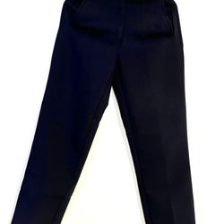 Zara Navy Blue High-Waist Pants