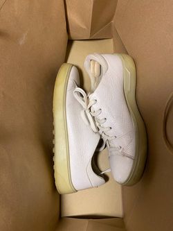 ECCO White Leather Sneakers