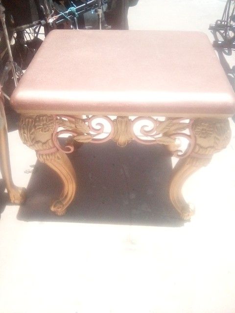 CLASSY CUSTOM PAINTED TWO  LIVING ROOM TABLES