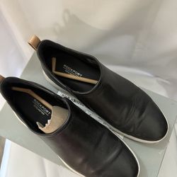 Rockport Women's Total Motion Sport High Slip-On Black Leather