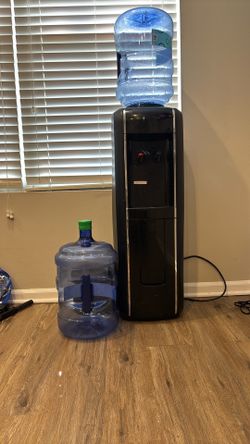 Top-Load Water Cooler Dispenser - Hot & Cold, Black