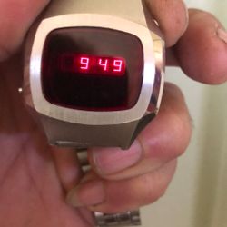 Vintage Seats Roebuck LED Watch Works Perfect 