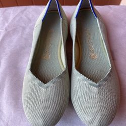Rothy’s Mint green Flat  sz 9.5   