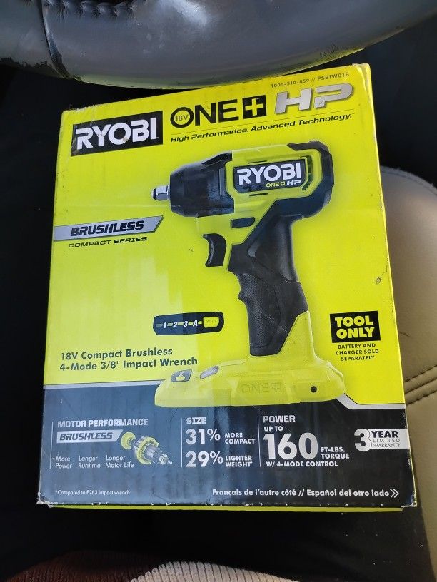 Brushless Compact 18 Volt Amode 3/8 Impact Wrench 