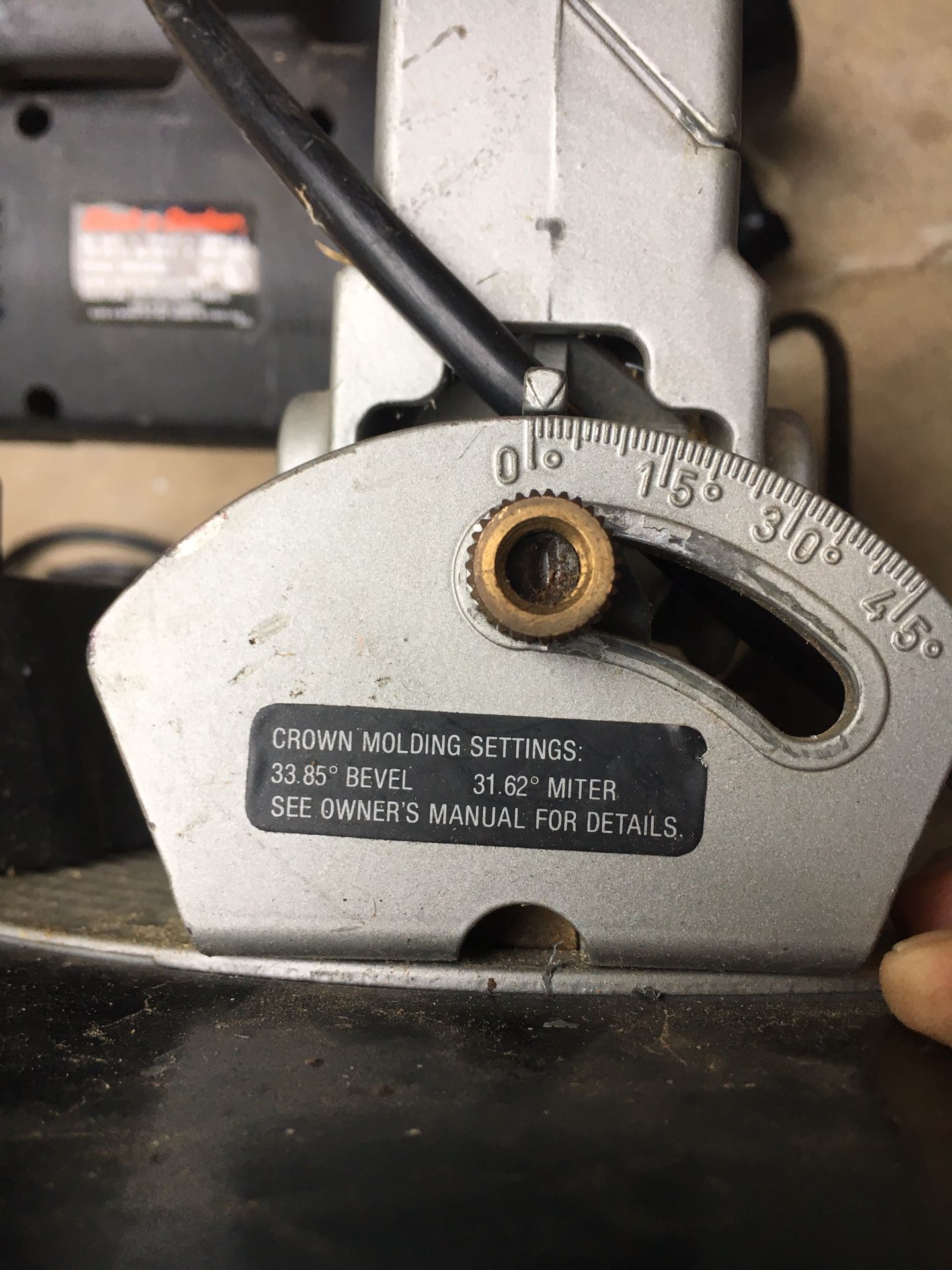 Black & Decker miter saw in Chanute, KS, Item GX9974 sold