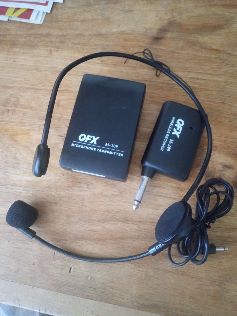 QFX M309 MICROPHONO WIRELESS  HEADSET MICROPHONE
