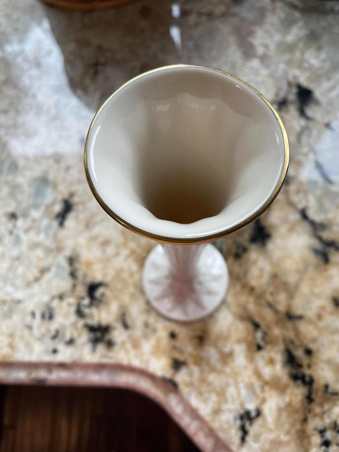 Lenox Flower Vase With 24 K gold trim
