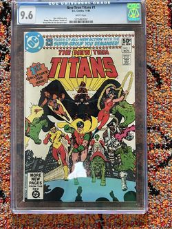 The New Teen Titans #1 First Issue CGC 9.6 DC Comics Robin George Perez