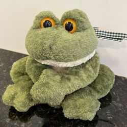 Green Frog- Animal Adventure- Size 13” Plush 