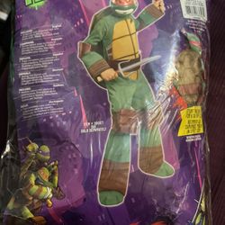 New!!!! Raphael Costume Ninja Turtles Size Large Kids 12-14