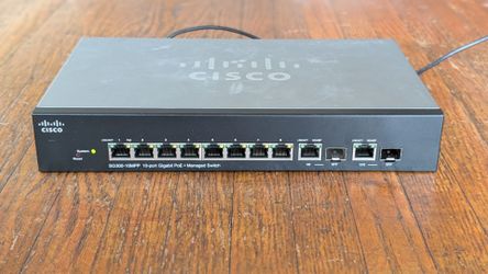 Cisco SG300 10-Port Gigabit PoE+ Managed Switch (