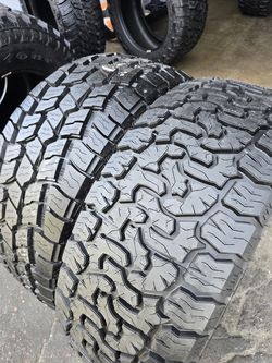 Only 2 Used Tires Lt 35x12
50r18 
Terrain Pro
Mástercraft $250.00both 99%tread on