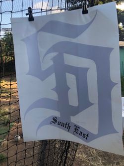 Sd southeast white  decal