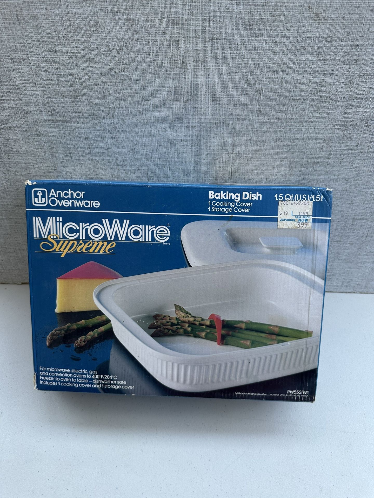 Anchor Ovenware Microware Supreme Baking Dish