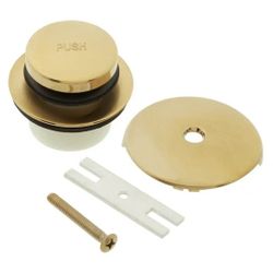 Everbilt
Matte Gold Tub Drain Toe Touch Kit