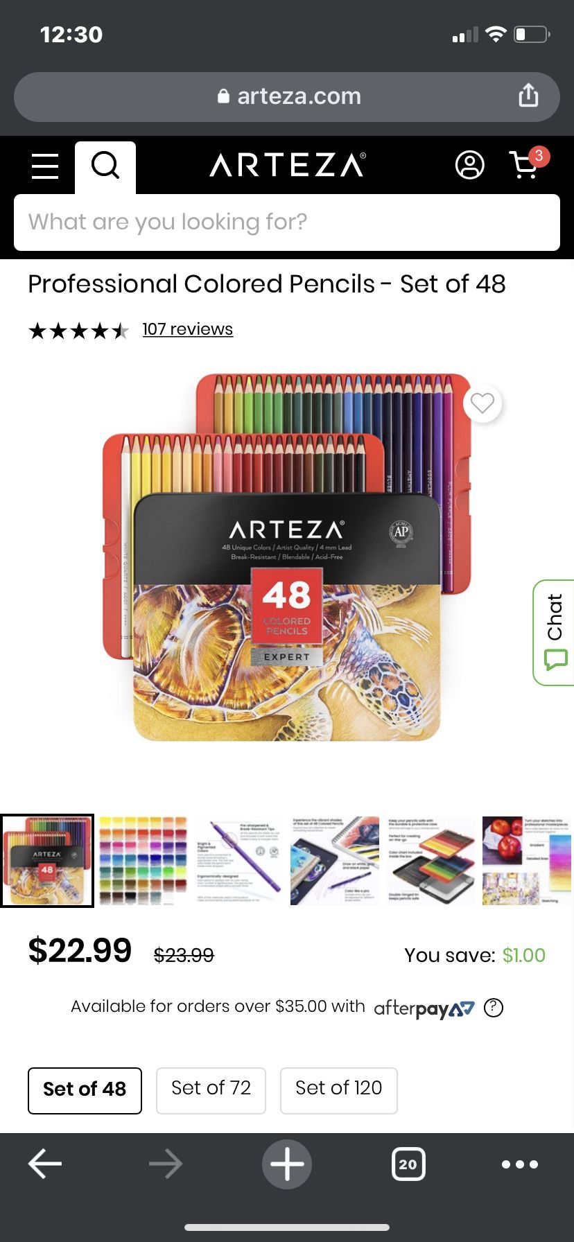 Arteza Colored pencils