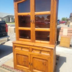 Rustic Mexican Pine Hutch