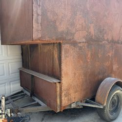 Enclosed Box Utility Trailer Traila Cerrada