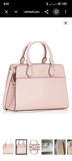 Kate Spade Madison Saffiano Leather Satchel Conch Pink