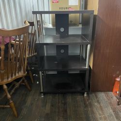 4 Tier Media Shelf