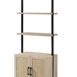 Shelf w/ Storage Cabinet 