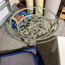 Charming Glass Accent Table