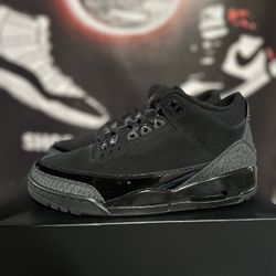 Jordan 3 Retro Black Cat Size 10