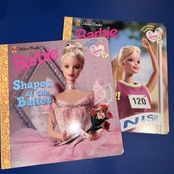 2 LIMITED EDITION: Vintage My First Barbie Series Picture Books (Golden Books) 